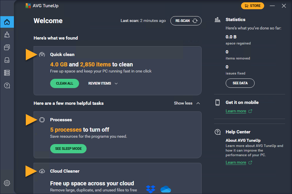 AVG TuneUp — фото 1