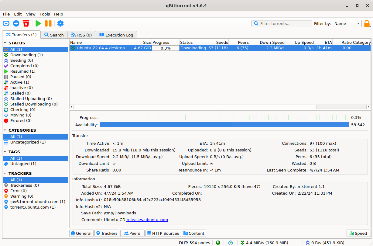 qBittorrent — фото 2