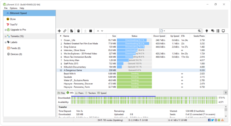 µTorrent 3.6.0 build 47228 — фото 1